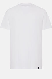 Ss Slub Cotton Jersey T Shirt, White, hi-res