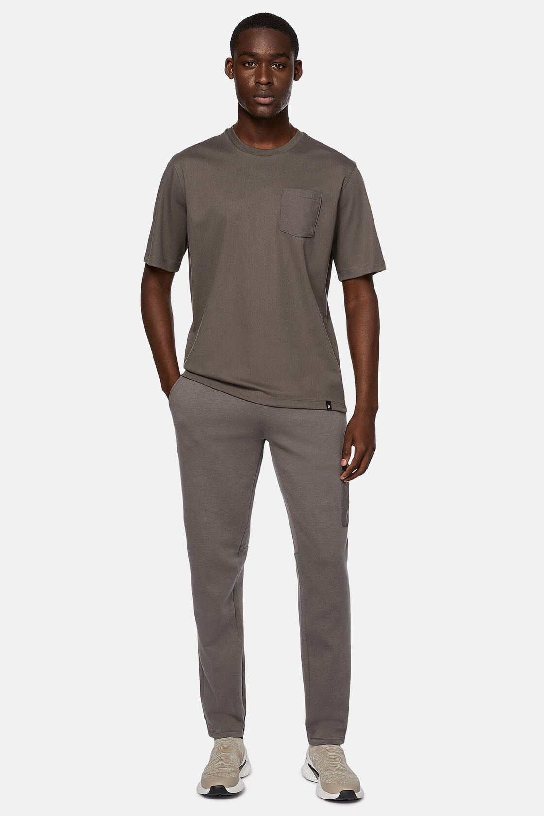 Κοντομάνικο μπλουζάκι από ζέρσεϊ υψηλών επιδόσεων, Dark Grey, hi-res