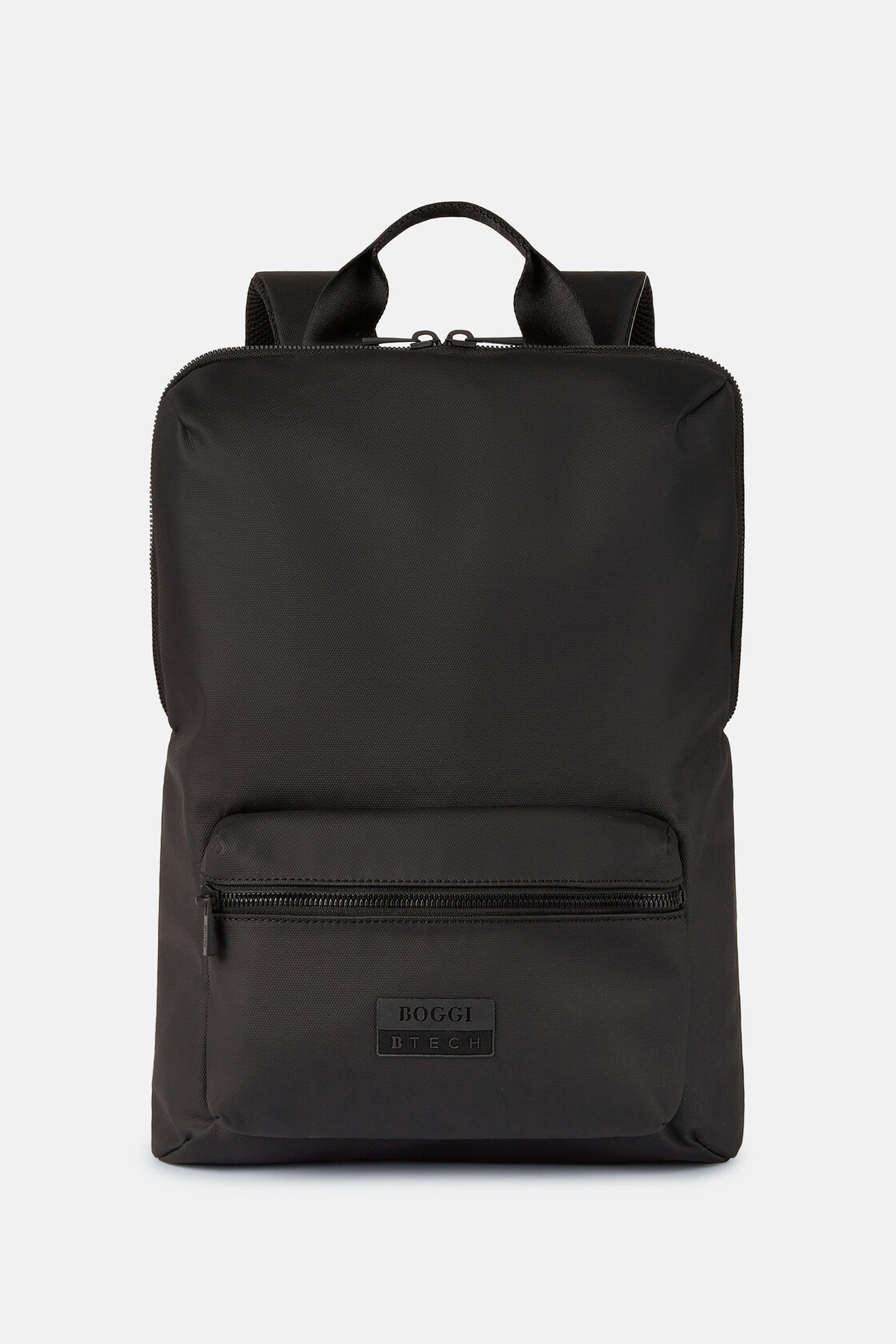 Recycled Polyester Technical Fabric Backpack, Black, hi-res