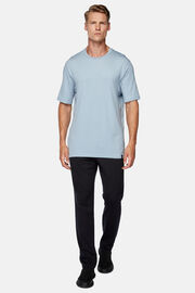 High-Performance Piqué Polo T-Shirt, Light Blue, hi-res