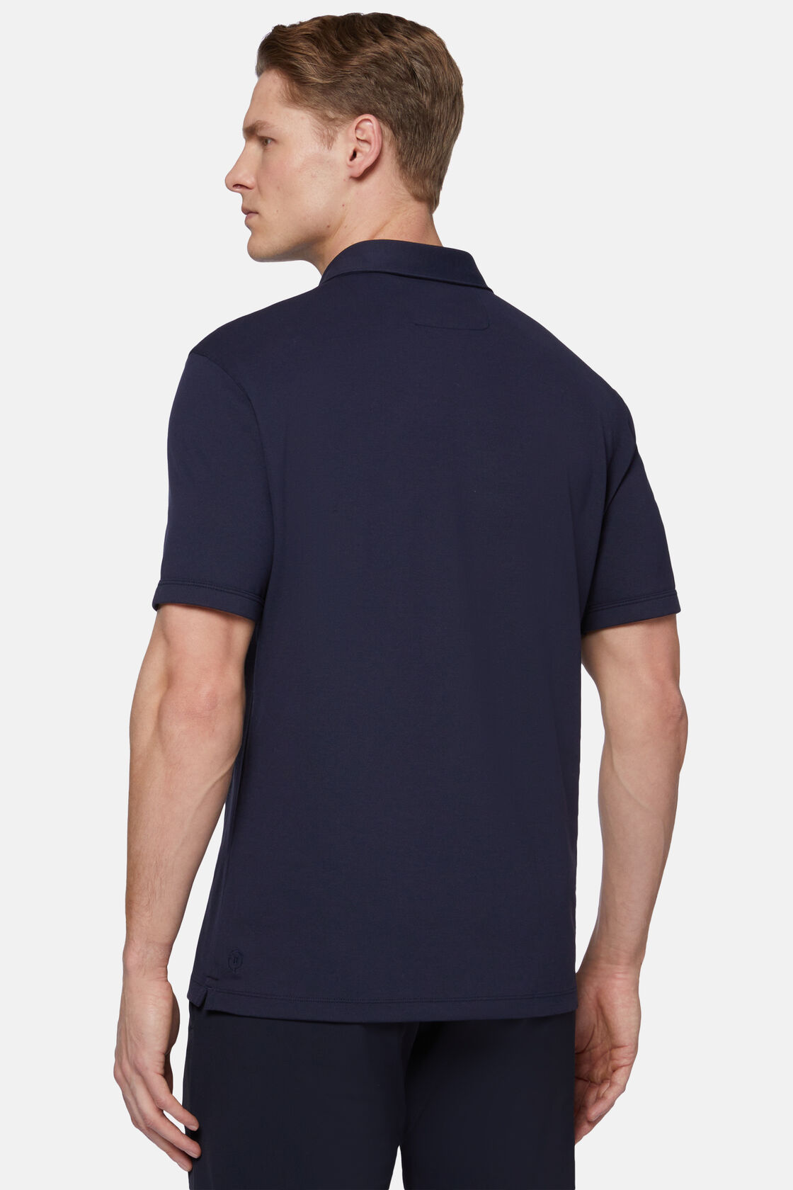 Tavaszi piké pólóing nagy teljesítményű anyagból, Navy blue, hi-res