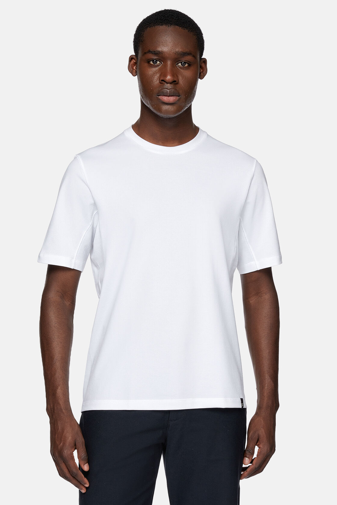 Hochwertiges Piqué-T-Shirt, Weiß, hi-res