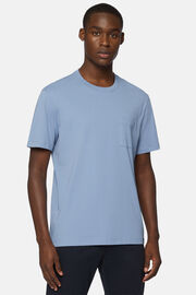 Ss Australian Cotton Jersey T Shirt, Indigo, hi-res