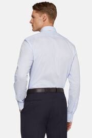 Striped Windsor Collar Shirt Slim, Light Blue, hi-res