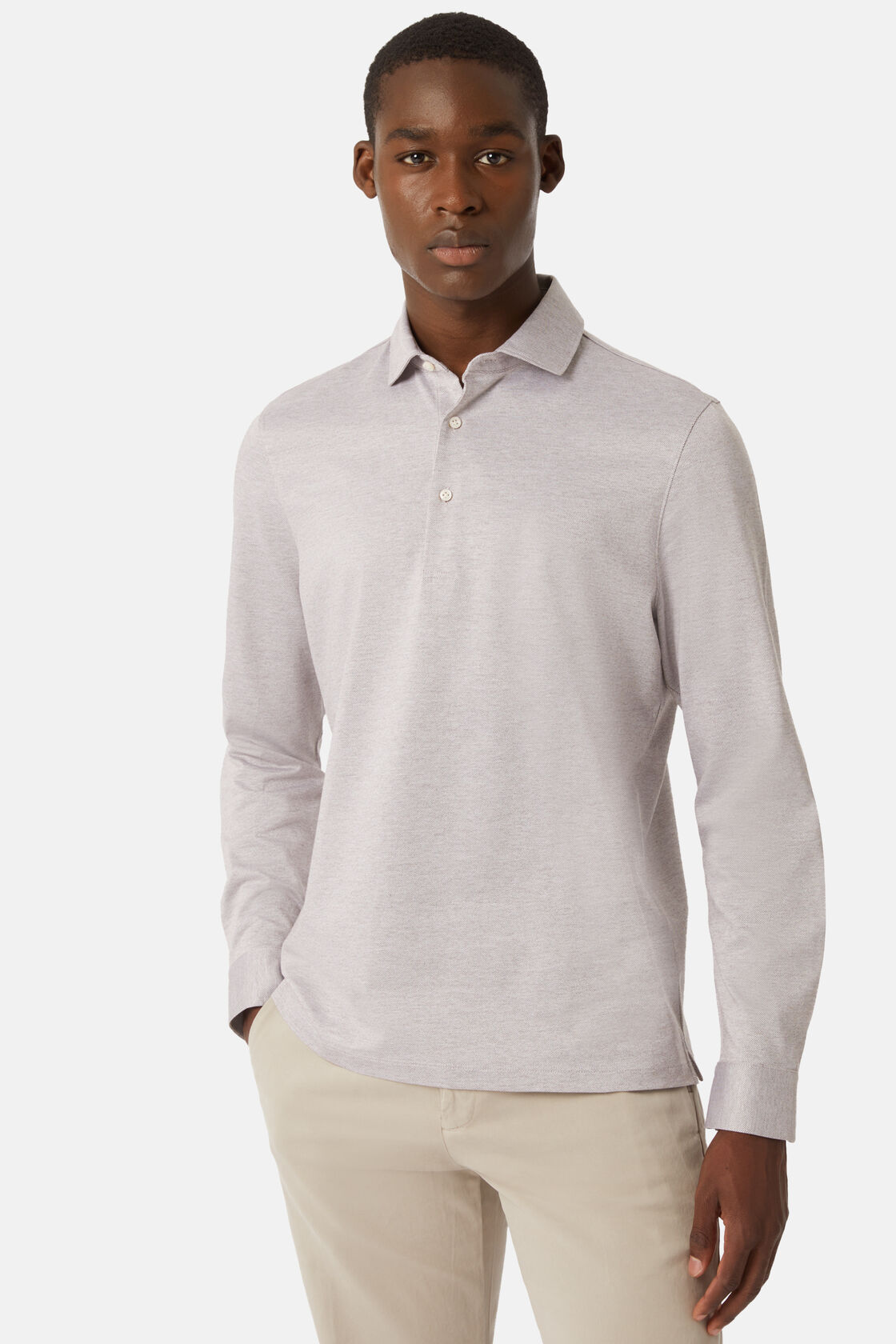 Polo Shirt In Cotton Jersey Regular Fit, , hi-res