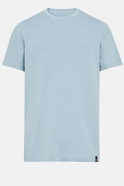 T-Shirt In Piquè Performante, Azzurro, hi-res