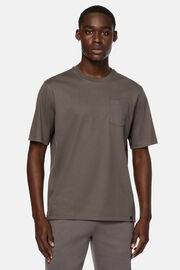 Hochwertiges Jersy-T-Shirt, Dunkelgrau, hi-res