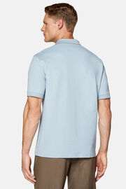 Hochwertiges Piqué-Poloshirt, Hellblau, hi-res