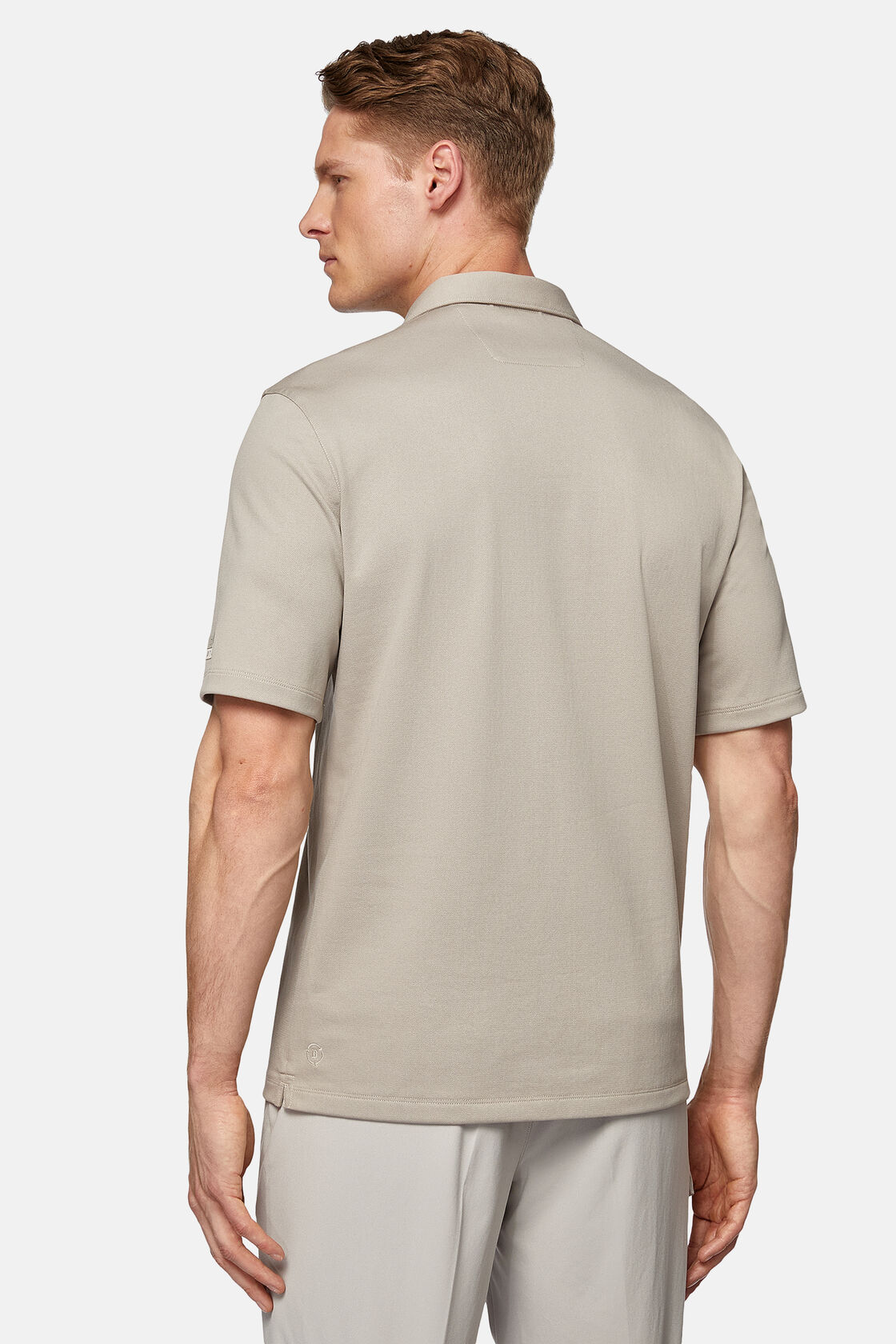 Hochwertiges Piqué-Poloshirt, Sand, hi-res