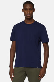 Camisetas de Algodón, Azul  Marino, hi-res