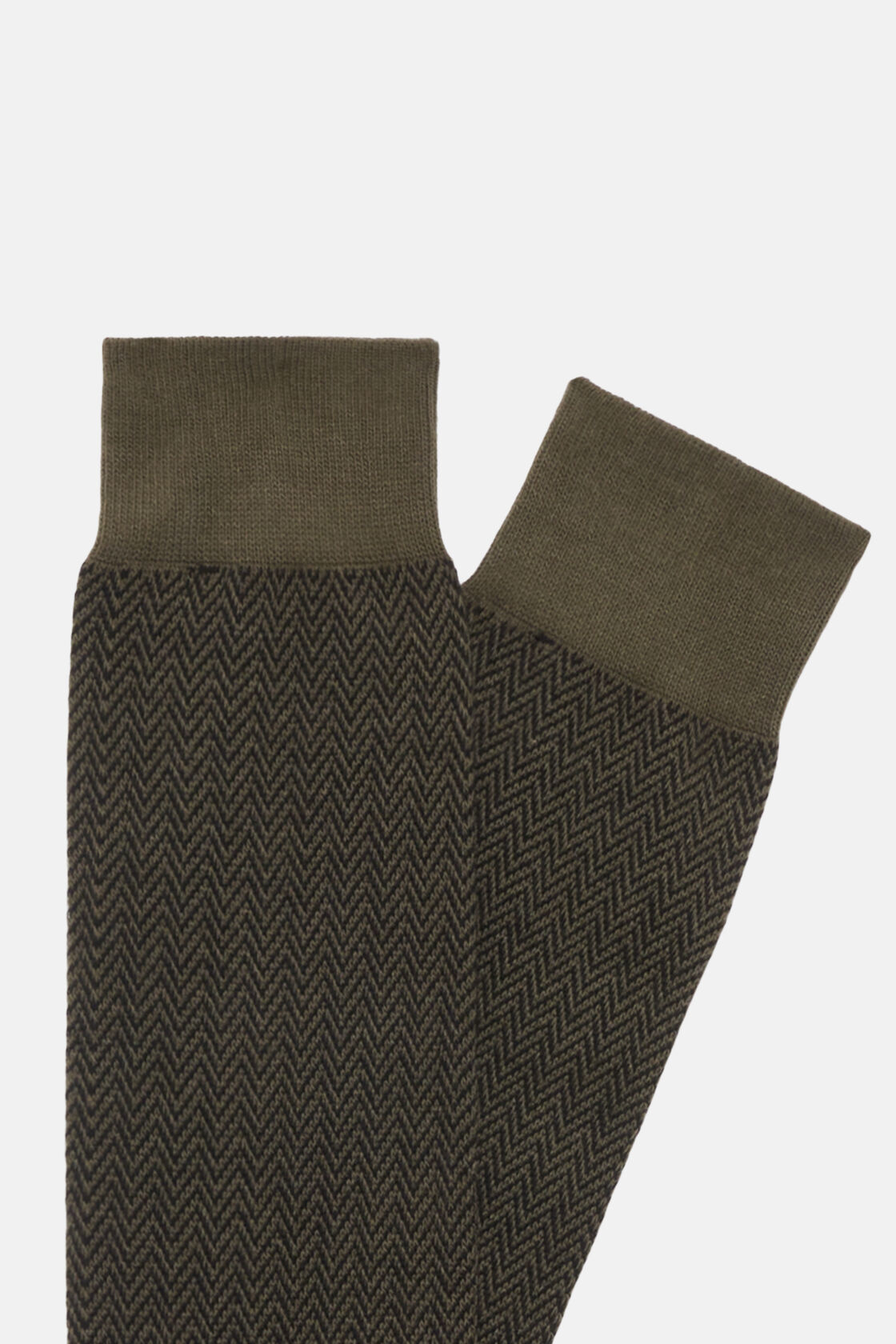 Herringbone pattern Socks in Organic Cotton | Boggi