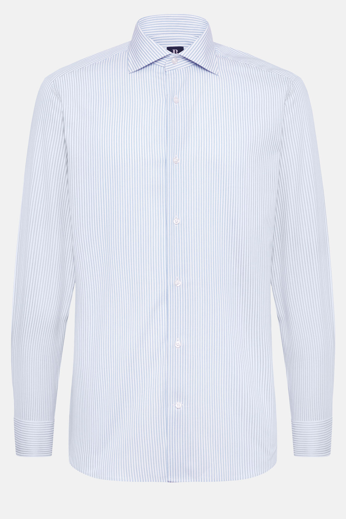 Striped Dobby Windsor Collar Shirt Slim, Light Blue, hi-res
