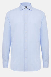 Twill Windsor Collar Shirt Regular Fit, Light Blue, hi-res