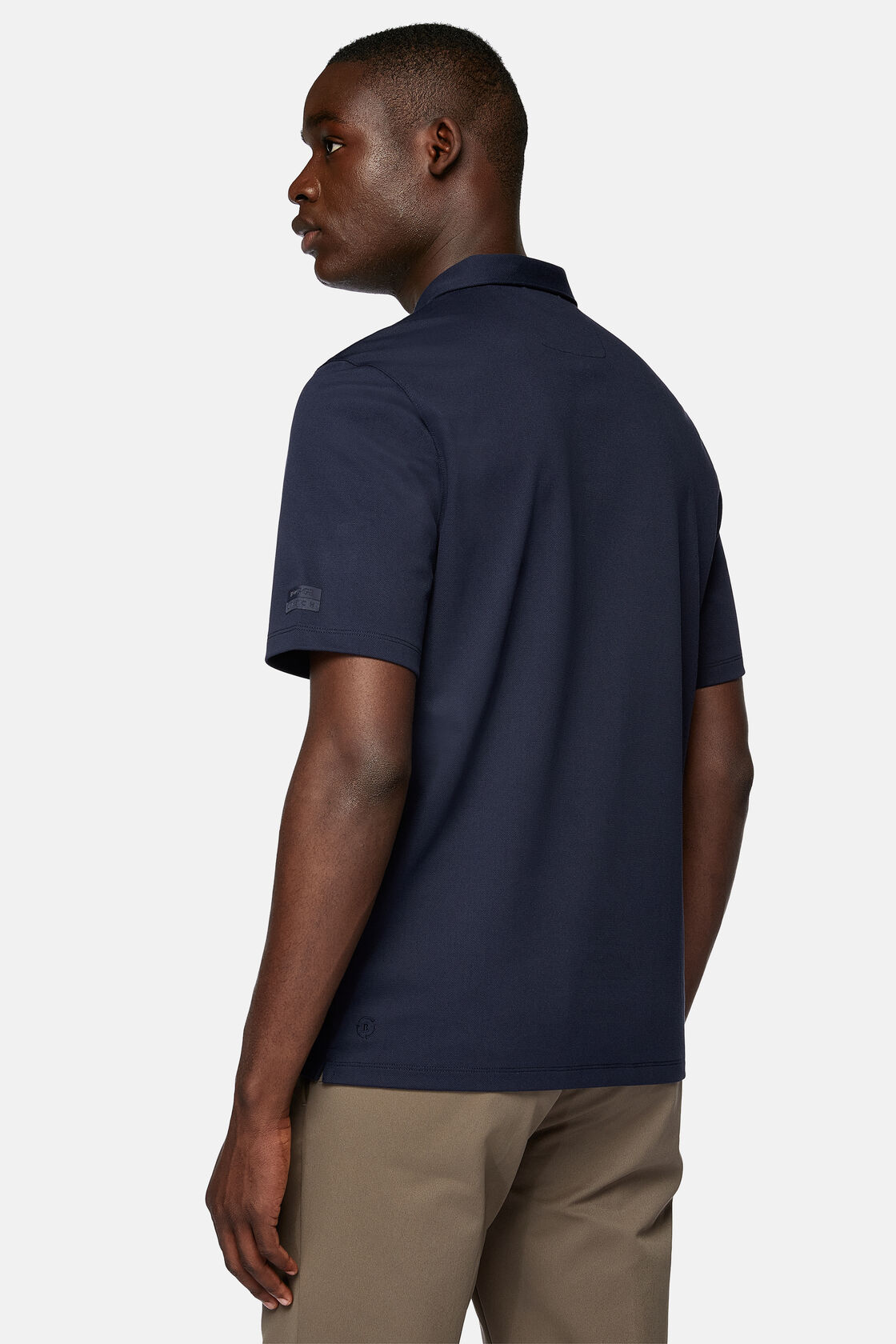 Nagy teljesítményű Piqué pólóing, Navy blue, hi-res