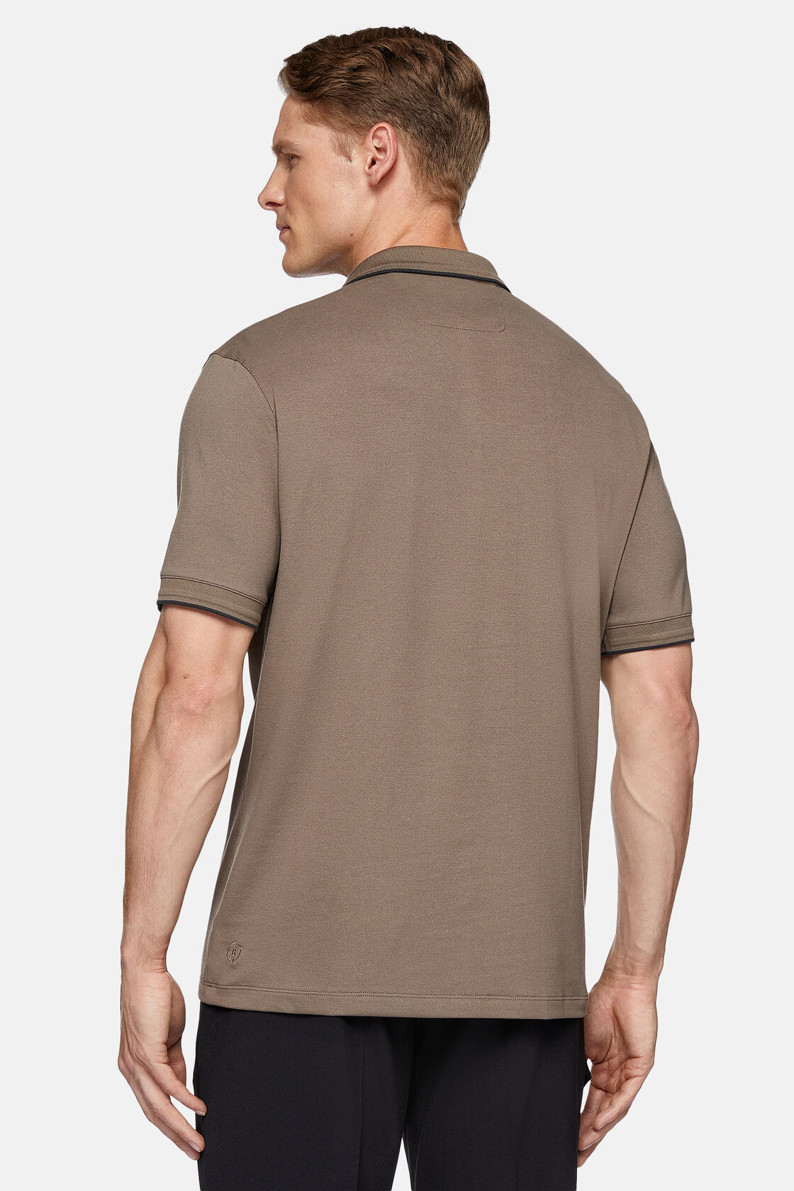 Hochwertiges Piqué-Poloshirt, Braun, hi-res