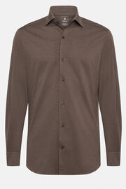 Regular Fit Japanese Jersey Polo Shirt, Brown, hi-res