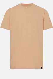 Ss Slub Cotton Jersey T Shirt, Orange, hi-res