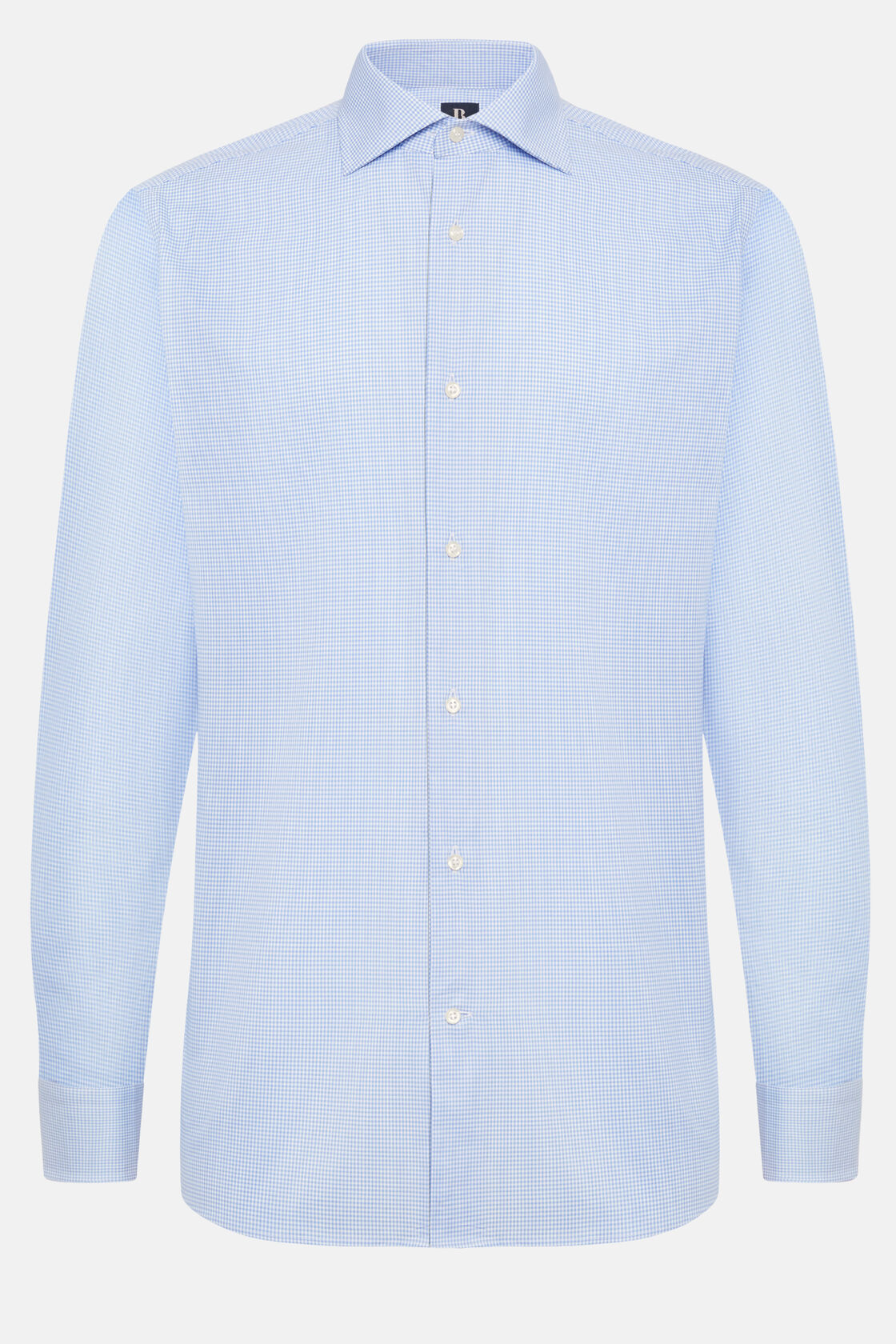 Checjk Windsor Collar Shirt Regular Fit, Light Blue, hi-res