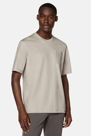 Hochwertiges Jersy-T-Shirt, Sand, hi-res