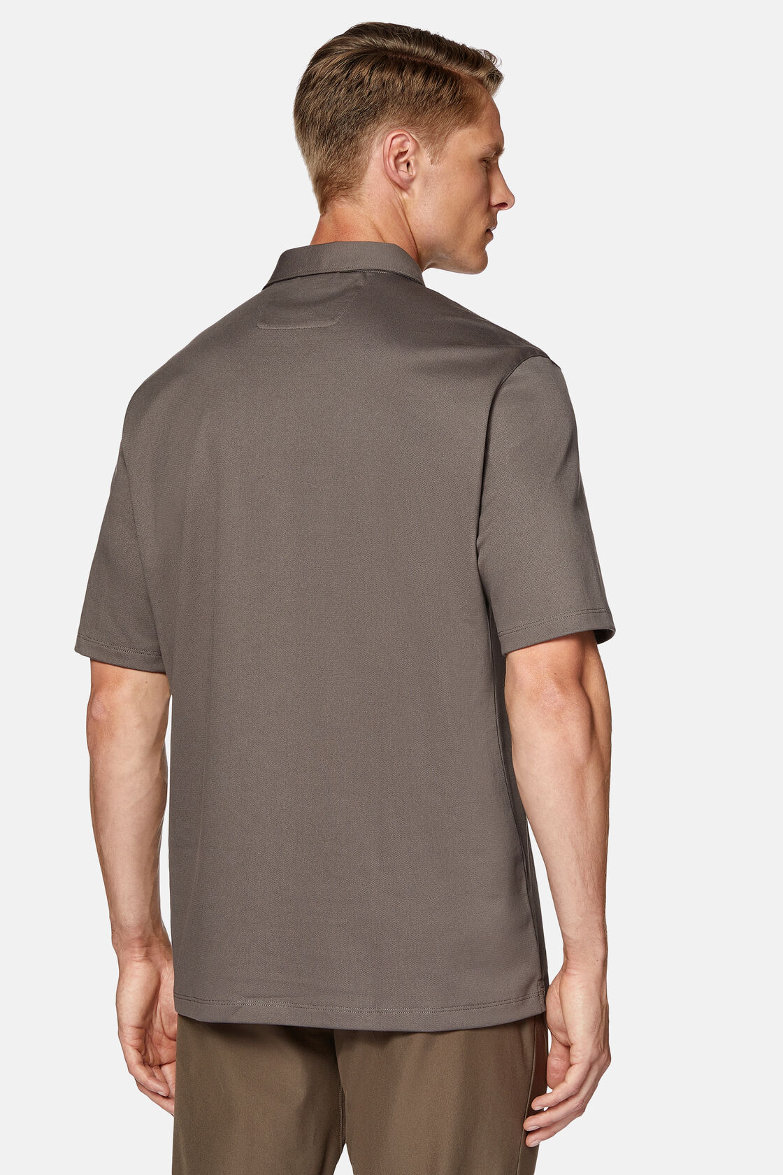 Koszulka polo z wytrzymałej piki, Dark Grey, hi-res