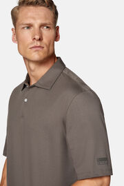 Koszulka polo z wytrzymałej piki, Dark Grey, hi-res