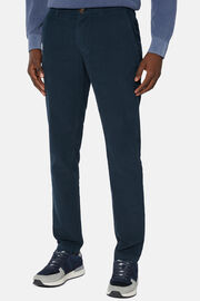 Light Corduroy Trousers, Navy blue, hi-res