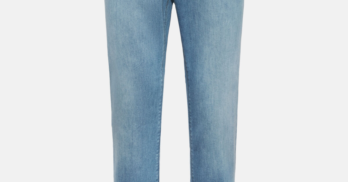 Men's Light Blue Stretch Denim Jeans