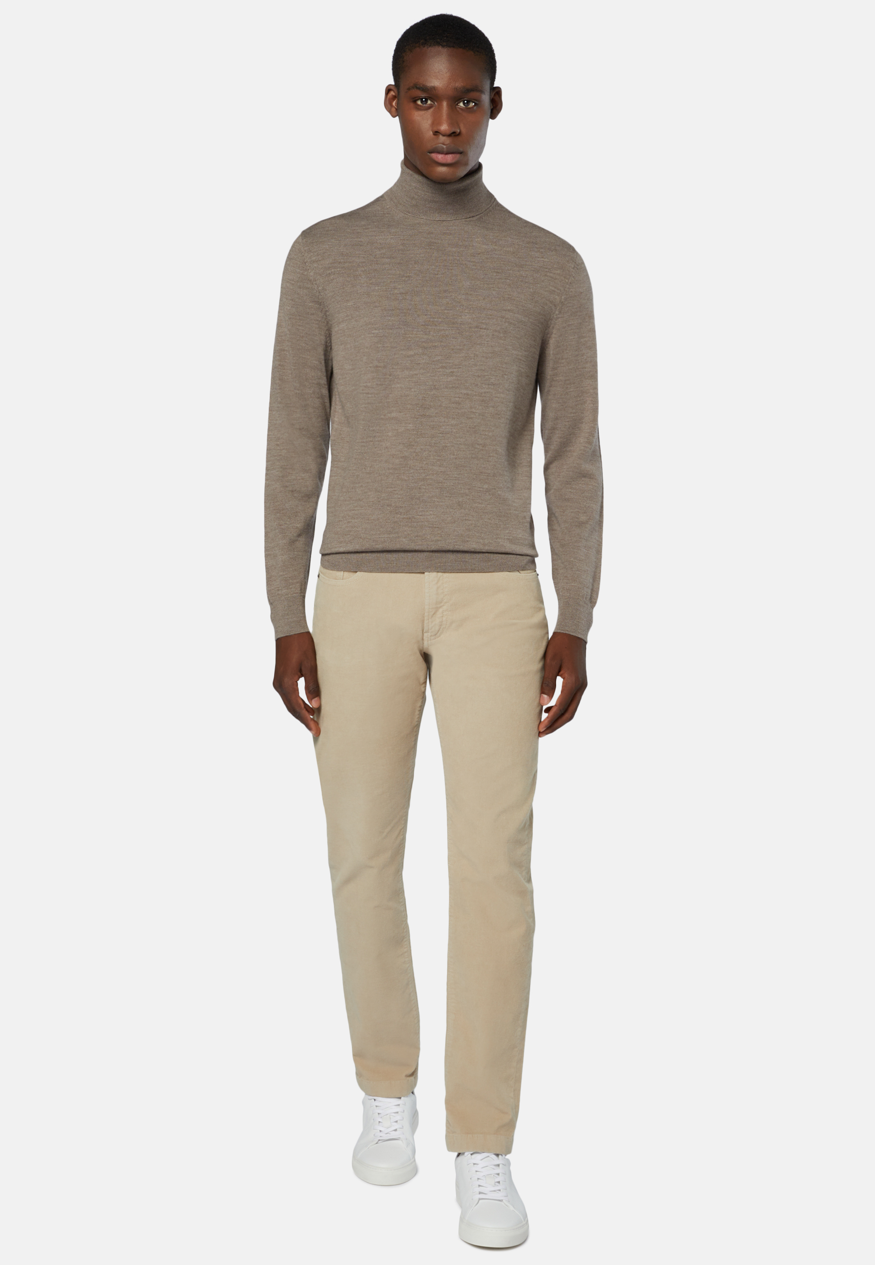 Merino wool mock neck on sale sweater