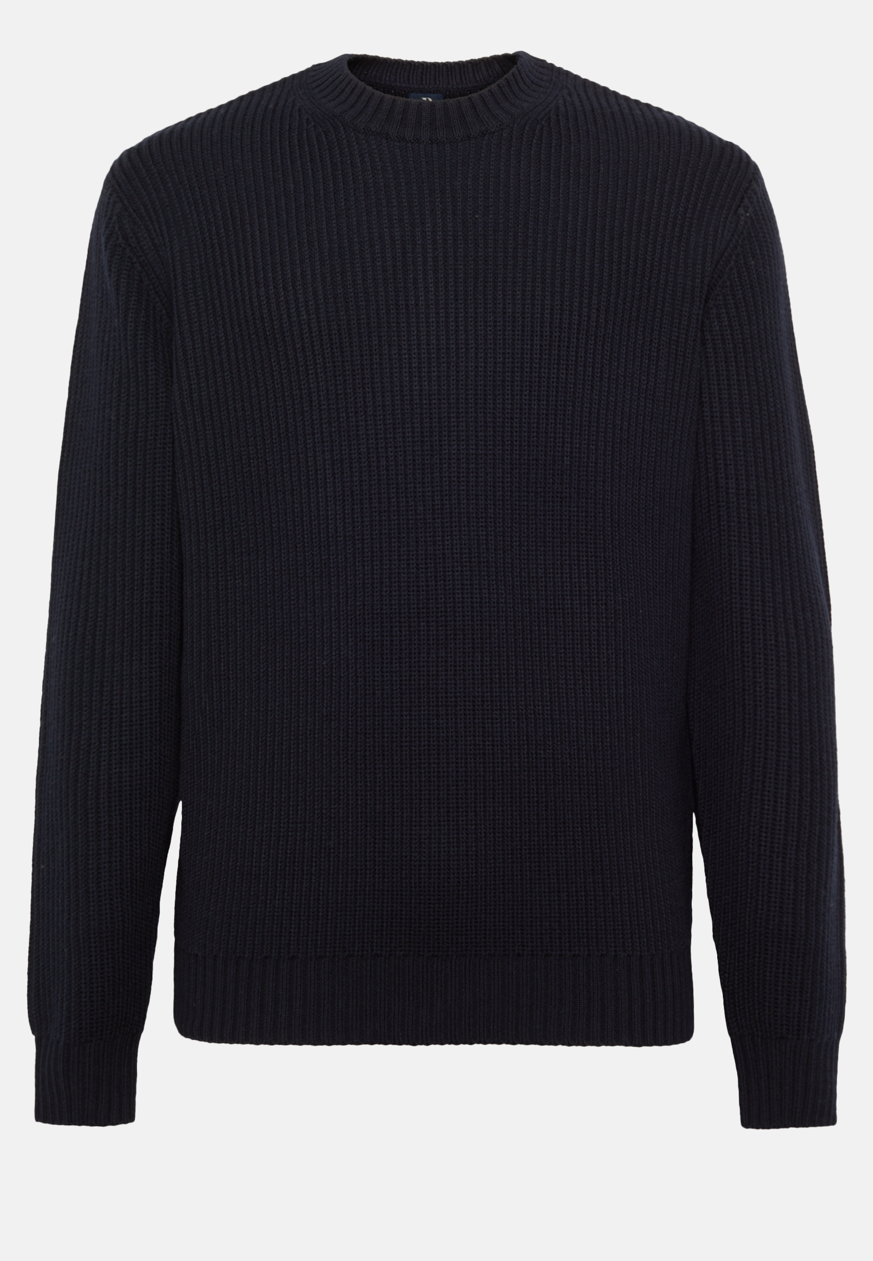 Navy merino 2025 wool sweater