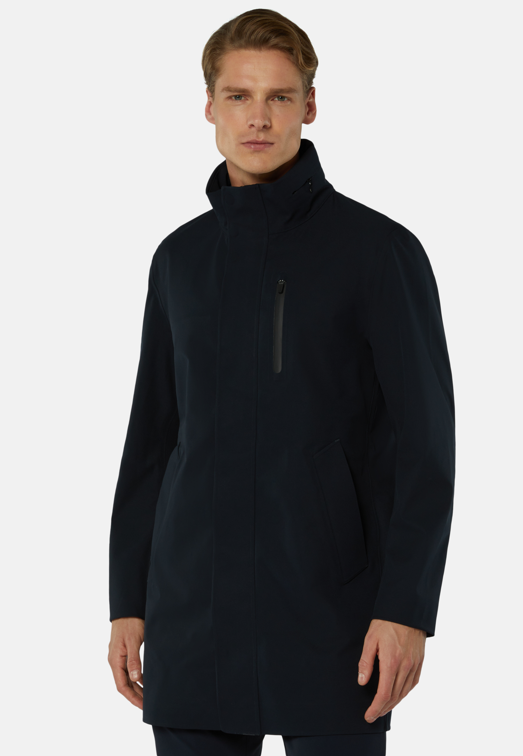 Men's Recycled Technical Fabric B Tech Car Coat | Boggi Milano