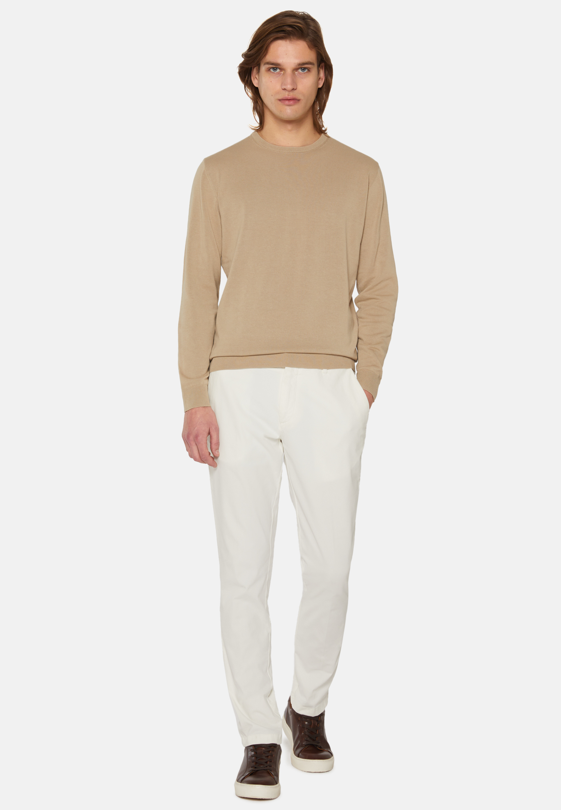 COTTON TROUSERS - White