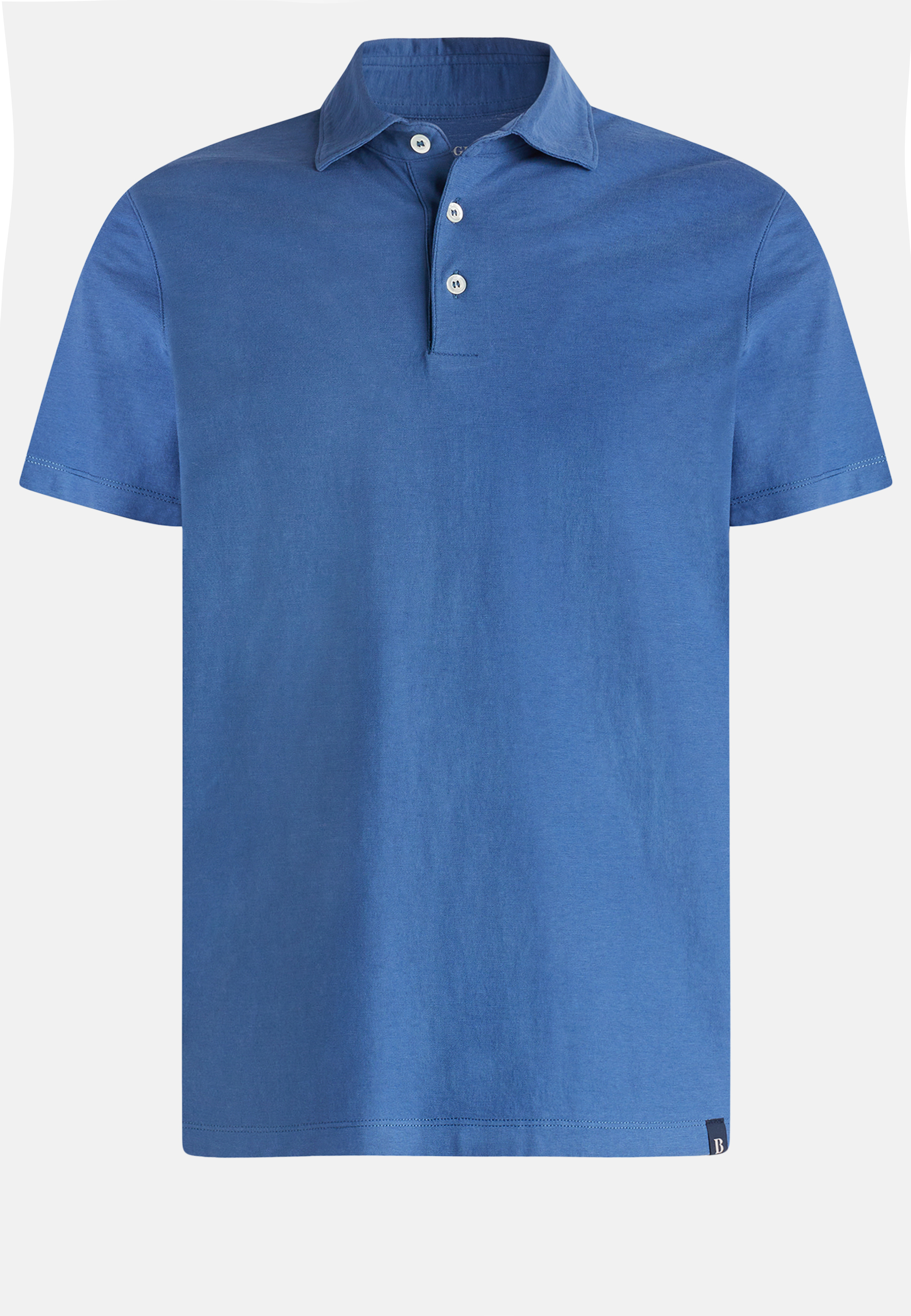 Regular Fit Polo Shirt in Cotton Crêpe Jersey | Boggi