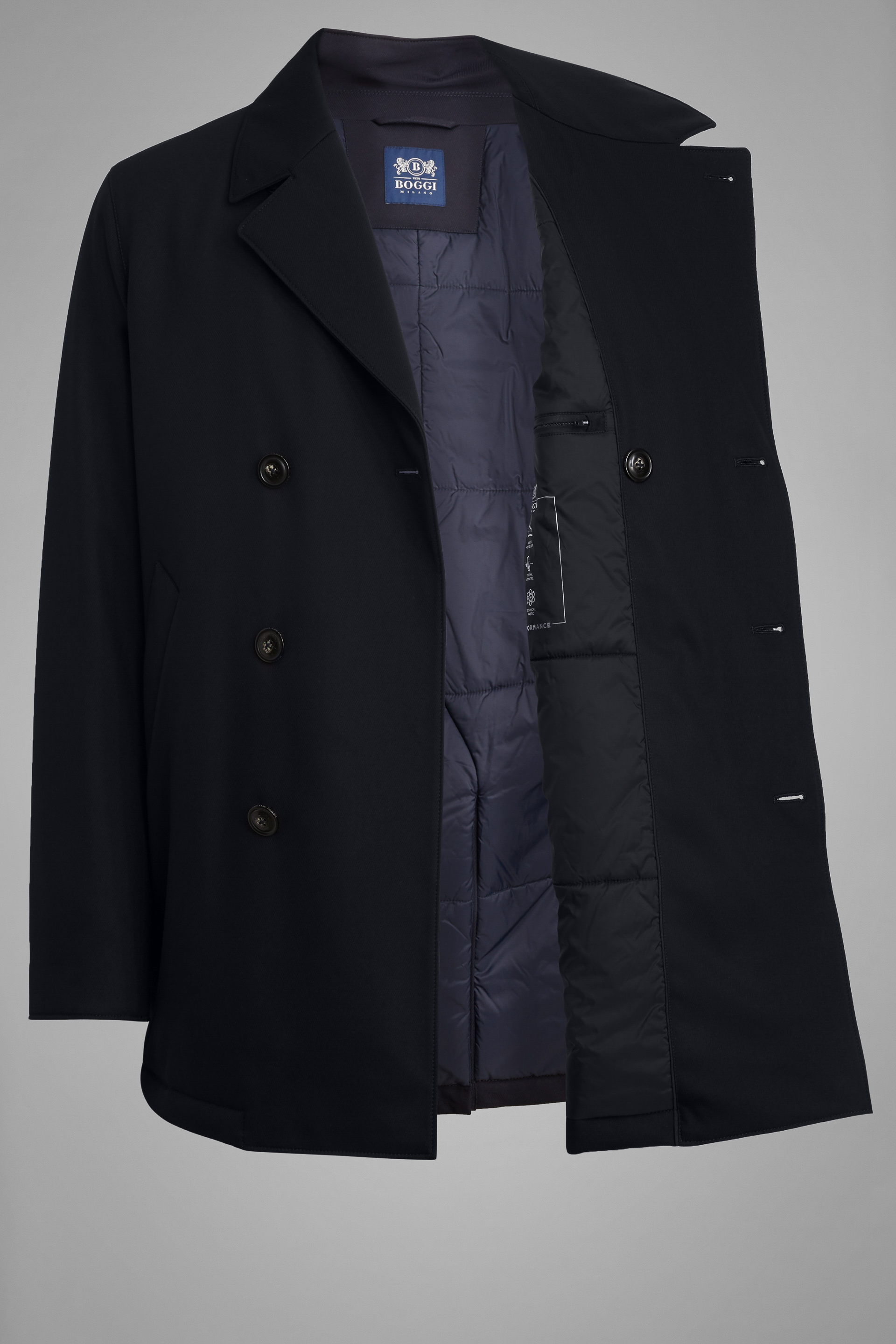 Padded peacoat sales