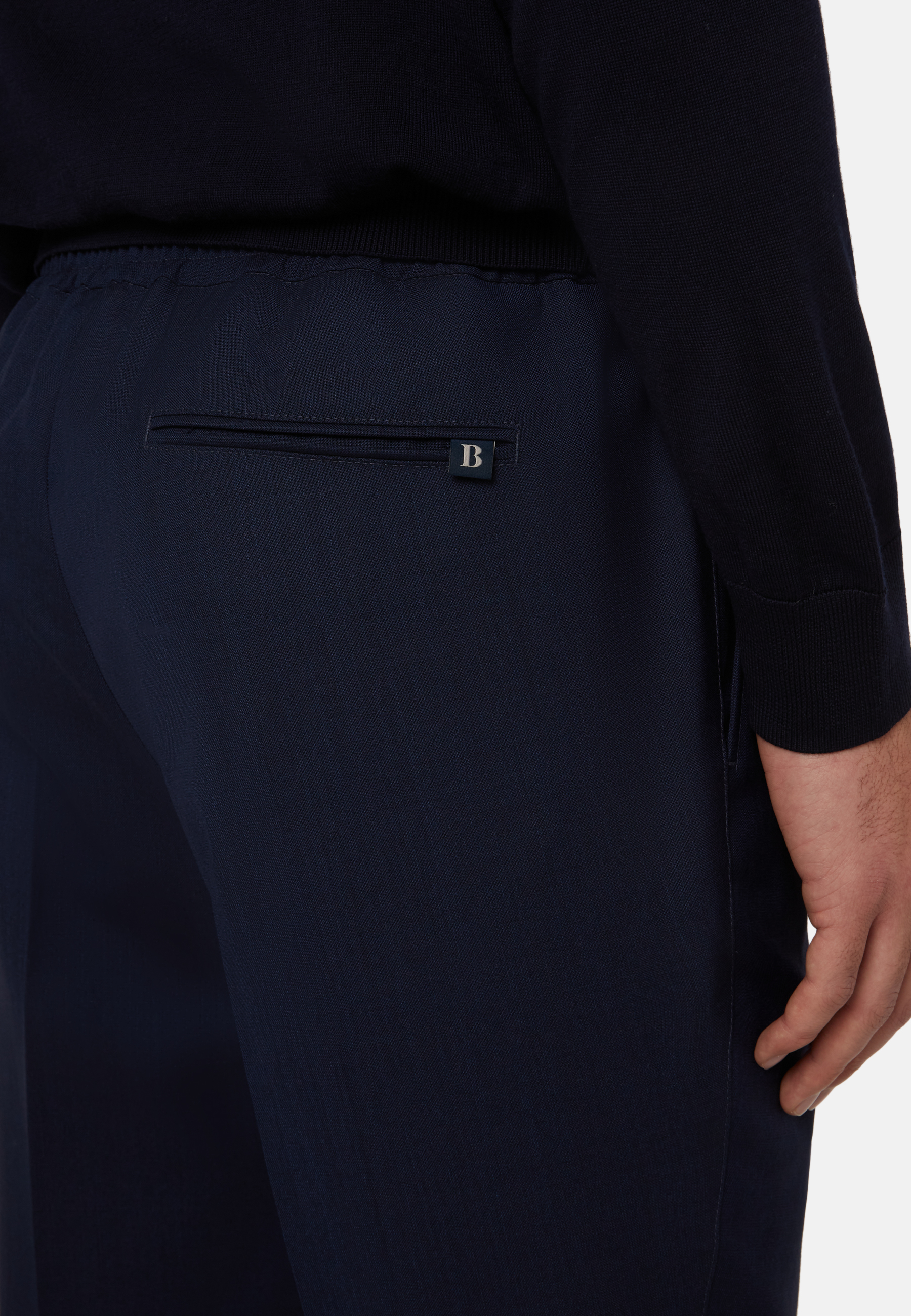 The City Stripe Way-High® Drape Pant Black – Everlane