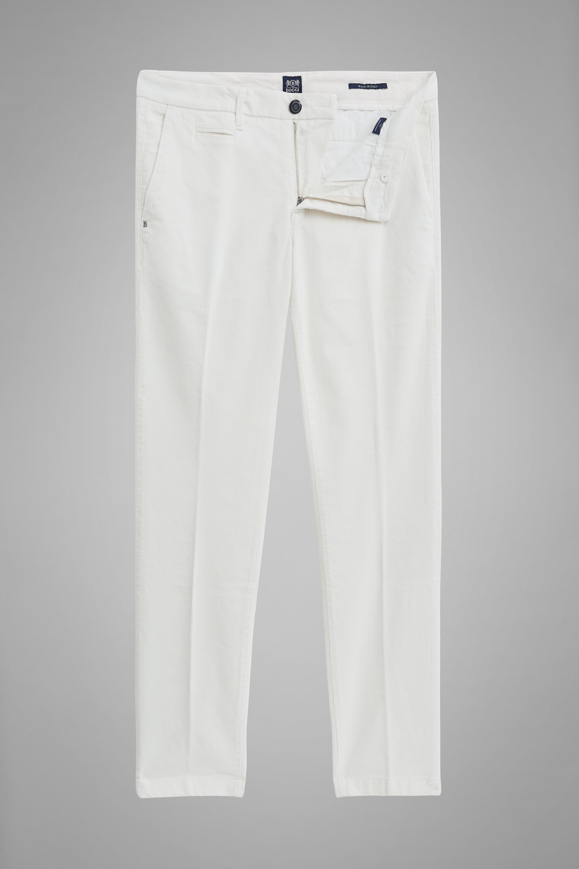 cord slim trousers