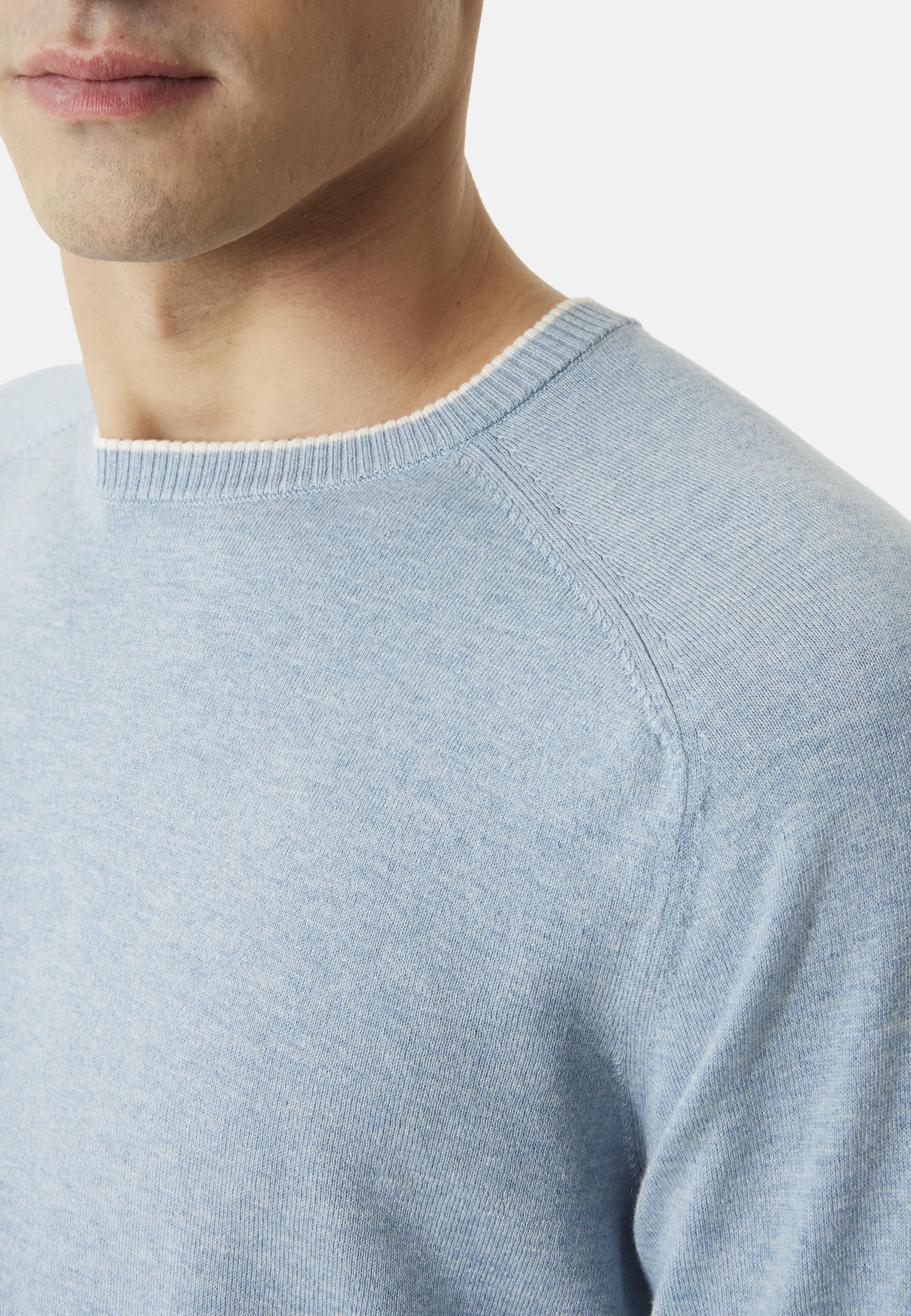 light blue jumper