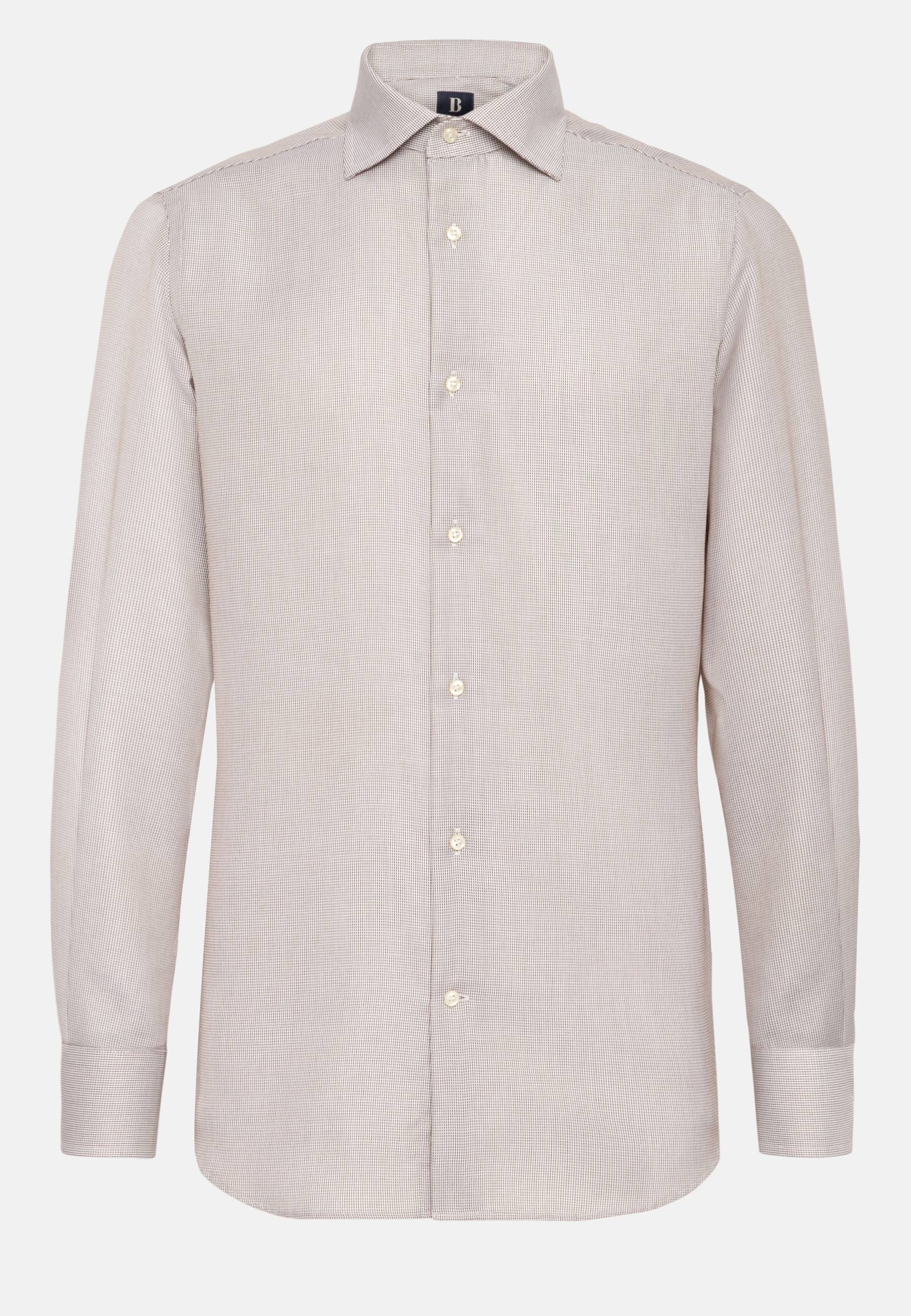 Hombre Camisa de vestir gemelos Tech-Non Iron classic Blanco