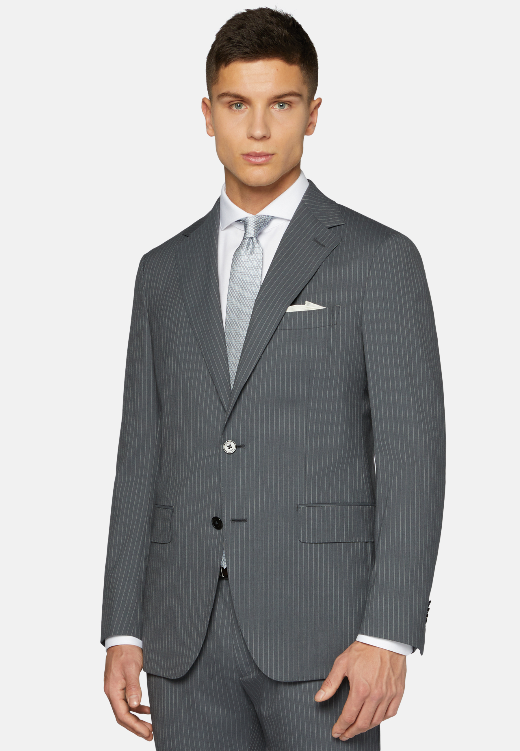 Striped Wool Suit Style Milano 