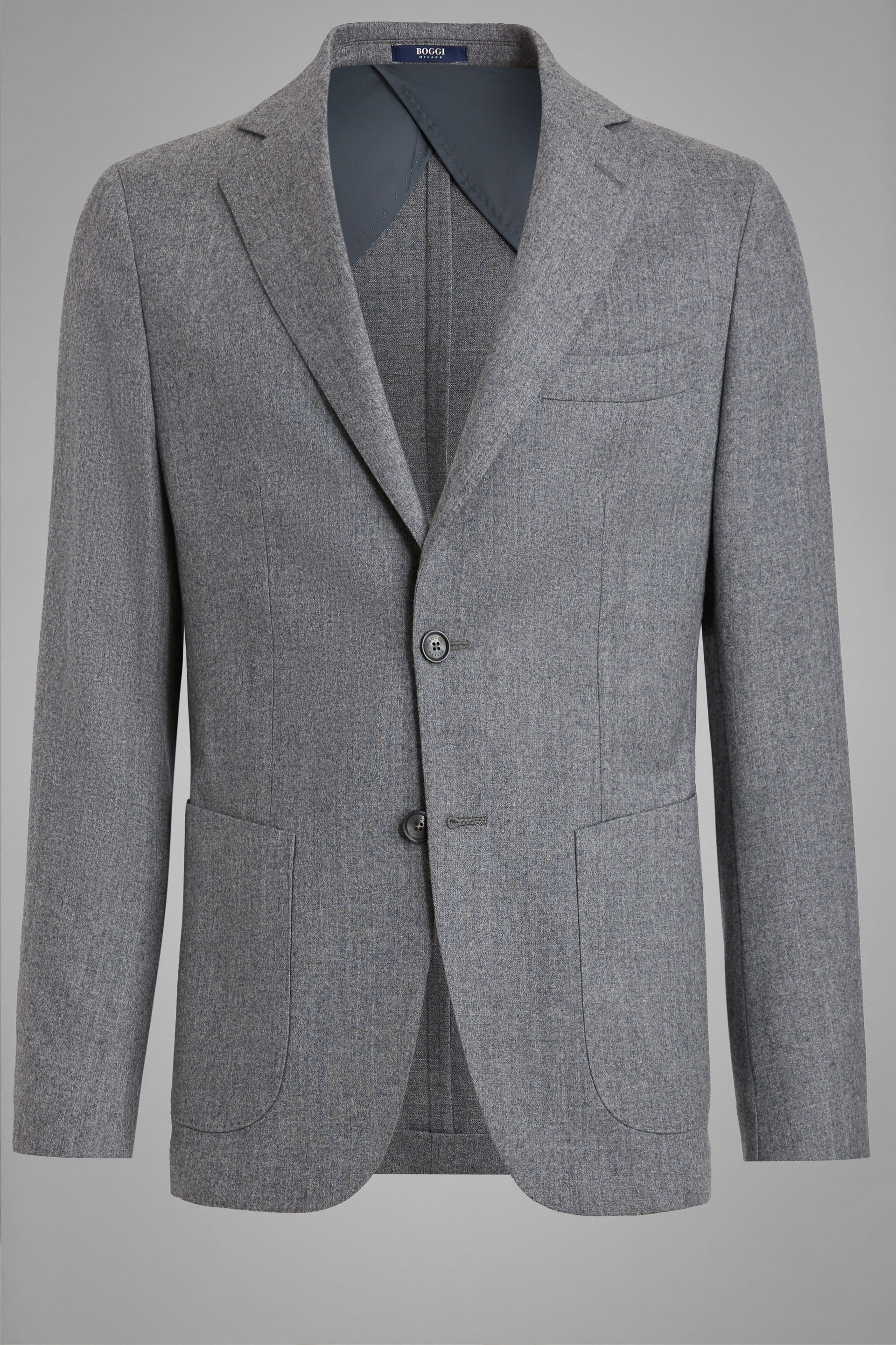Light Grey Wool Capri Blazer | Boggi