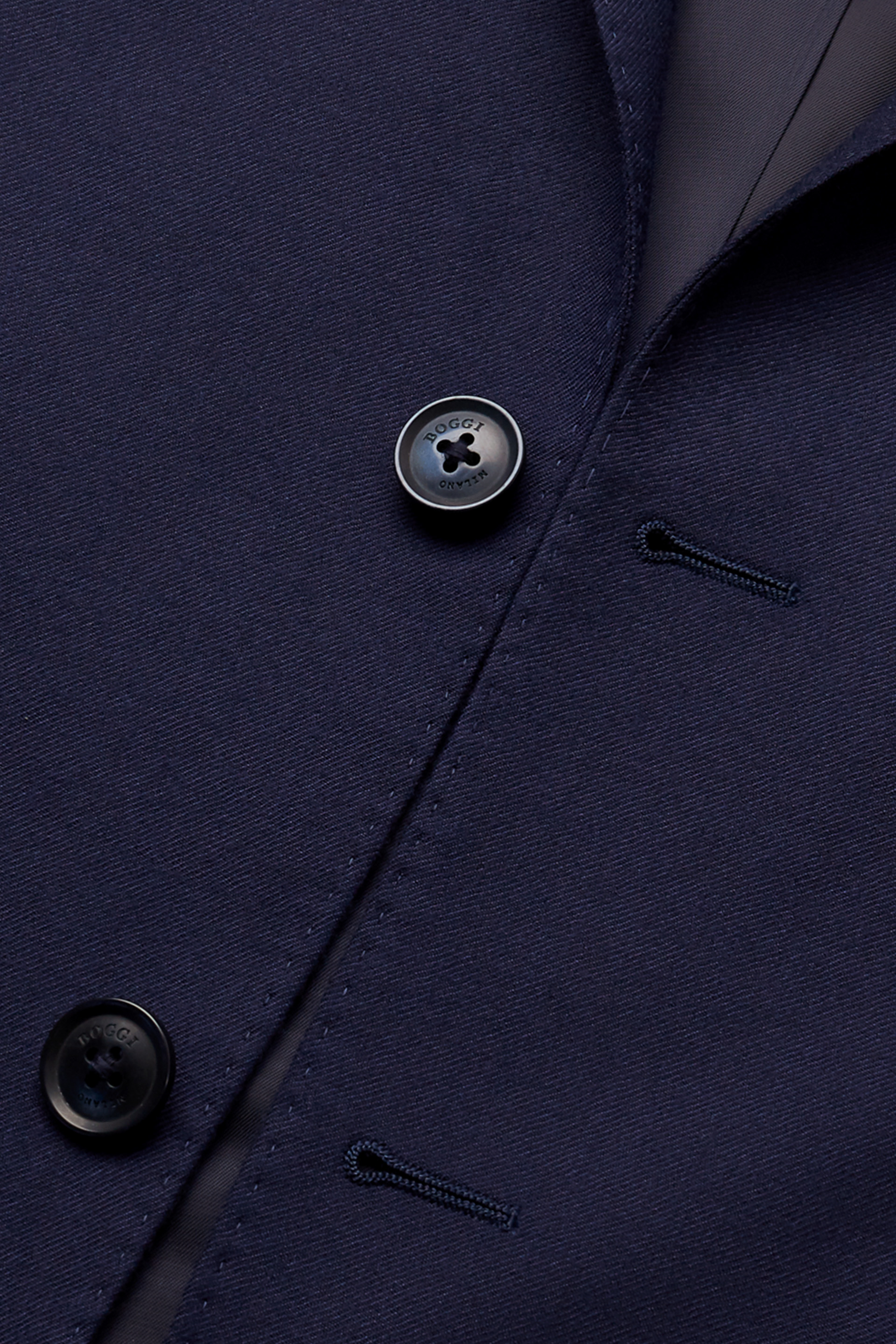 Men's Blue pure cashmere jacket | Boggi Milano