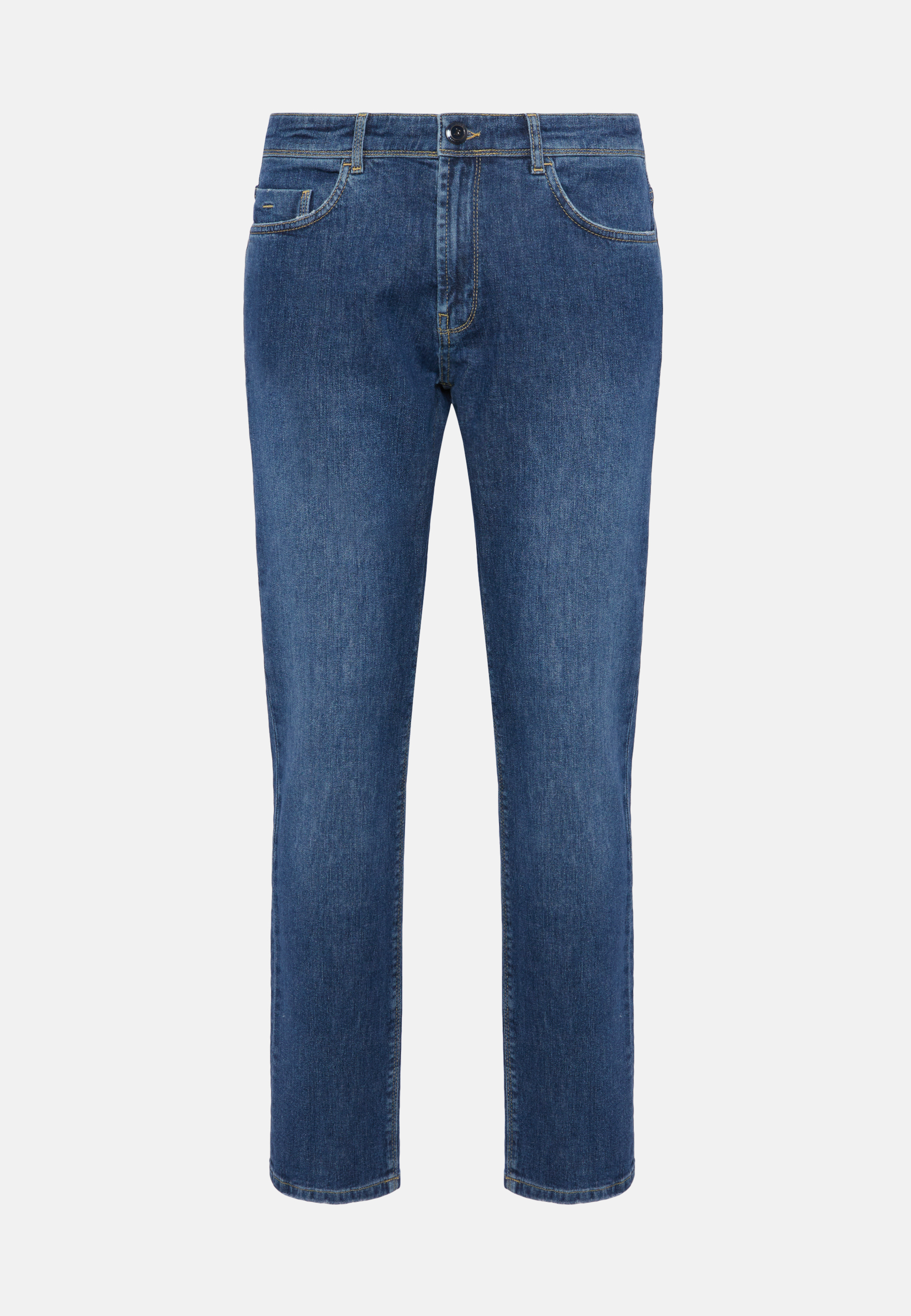 Dark Blue Stretch Denim Jeans