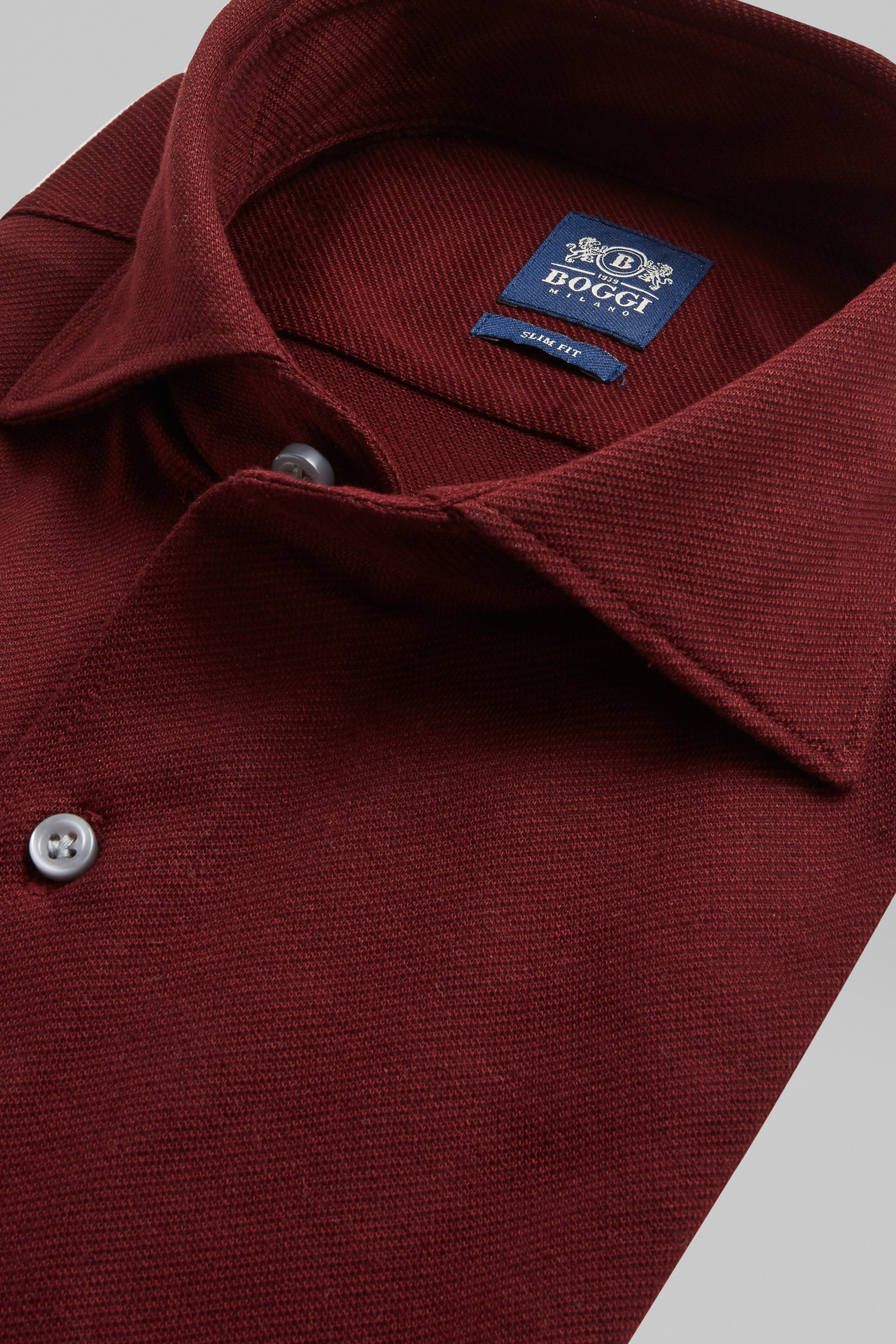 burgundy polo dress shirt